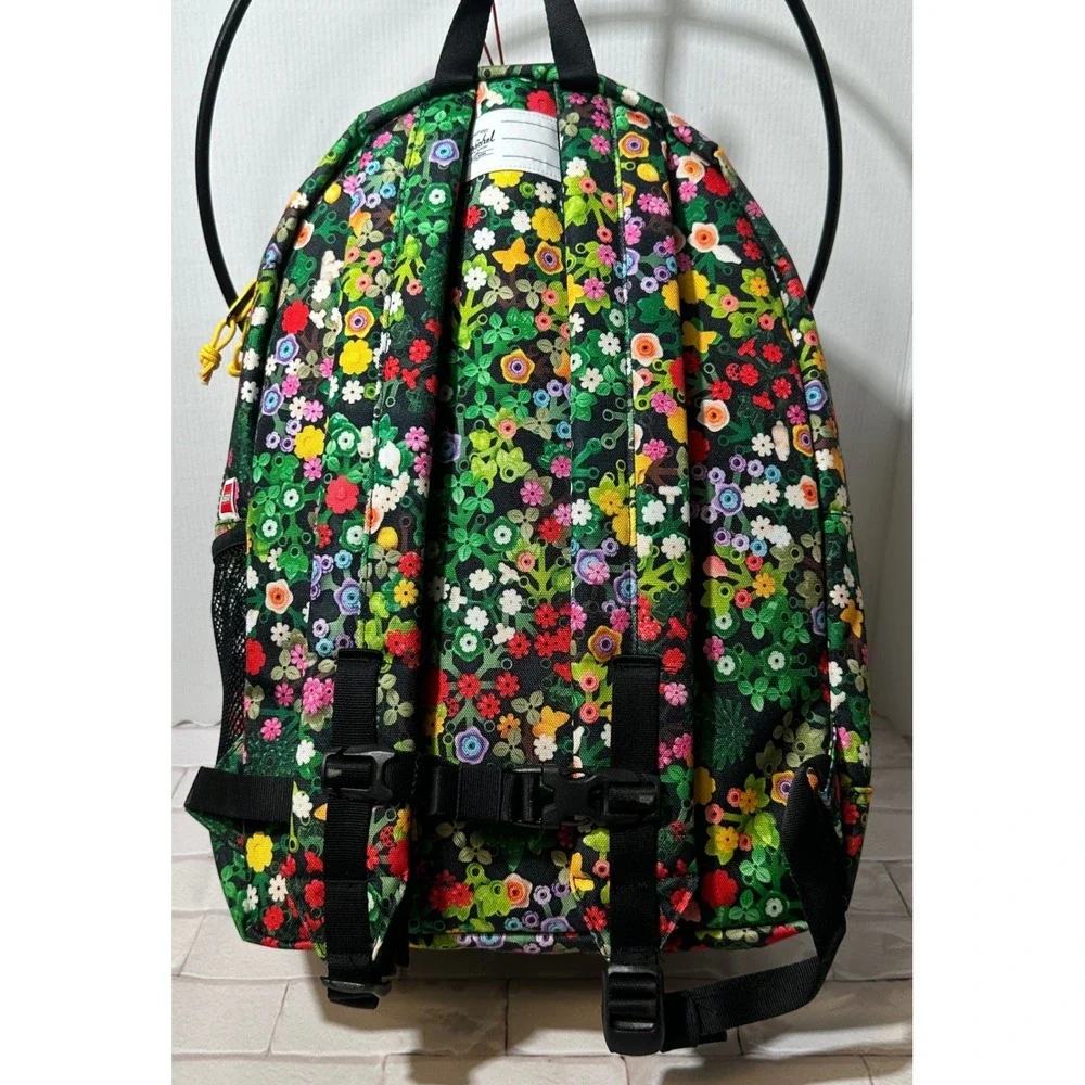 Herschel Supply Co Lego‎ Collection Backpack Floral Print Black Multi